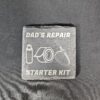 Dad's Garage Slate Coaster Set – Laser Engraved (Set of 4)