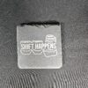 Track Talk Slate Coaster Set – Laser Engraved (Set of 4)