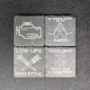 Drivers Slate Coaster Set - Laser Engraved (Set of 4)