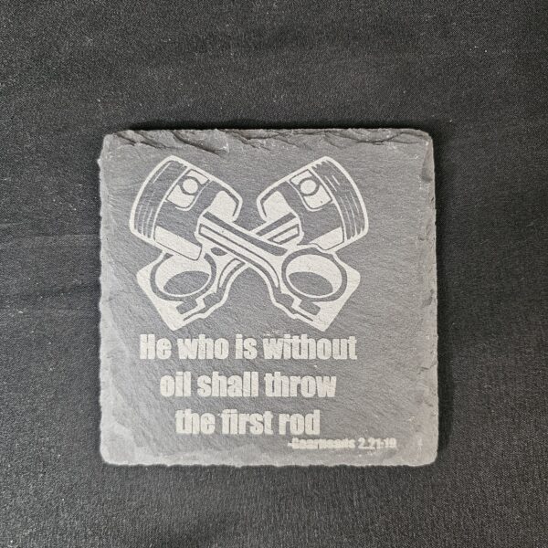20250526_100234 Torque Therapy Slate Coaster Set – Laser Engraved (Set of 4)