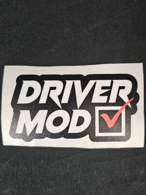 Driver Mod Sticker