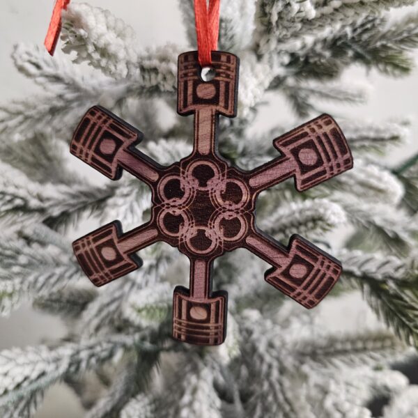 Car Lover's Snowflake Ornaments
