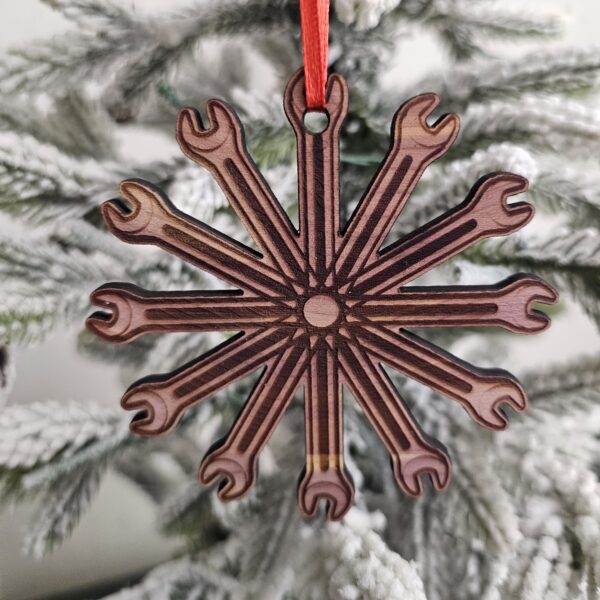 Car Lover's Snowflake Ornaments