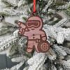 Cedar Racing Gingerbread Ornament Set of 4