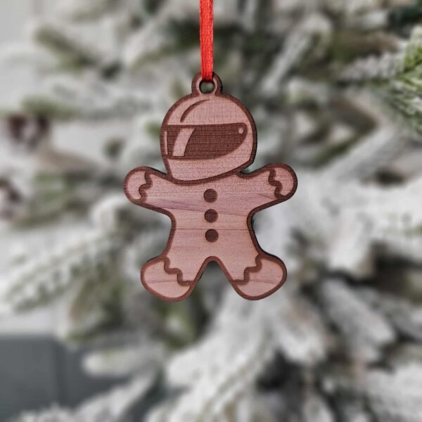 Cedar Racing Gingerbread Ornament Set of 4