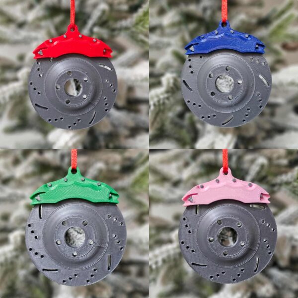 Brake Rotor Ornament Set of 4