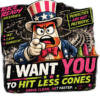 hitlesscones I want you.... to hit less cones